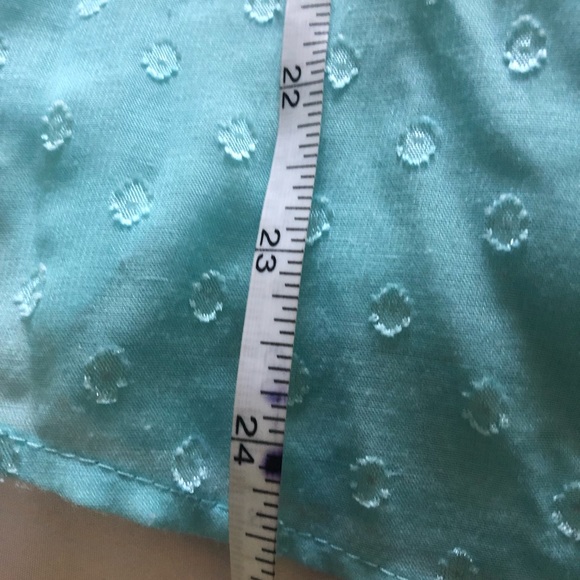 Lilly Pulitzer 10 Teal sheer Women’s Top - Picture 9 of 11